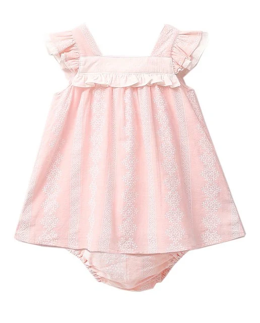Dadati 2020 NM22 Vestido Bebé y Braguita Rosita - Imagen 4